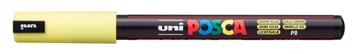 POSCA Paint Marker, PC-1MR, Extra-Fine, Sunshine Yellow