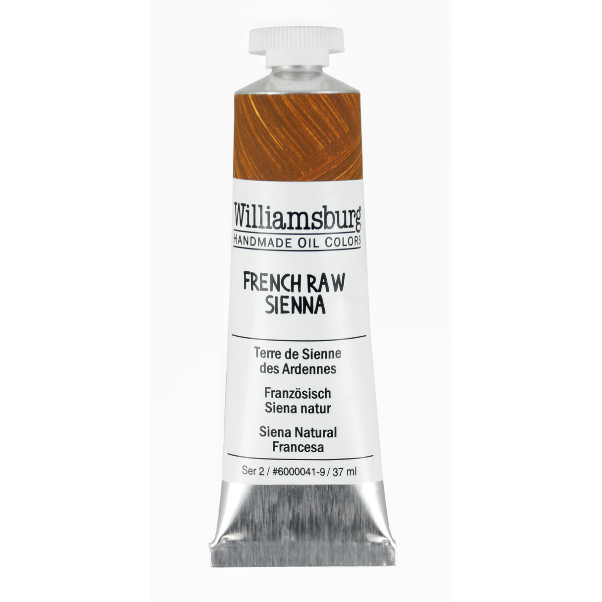 Williamsburg Artist Oil Color, 37ml Tube, French Raw Sienna