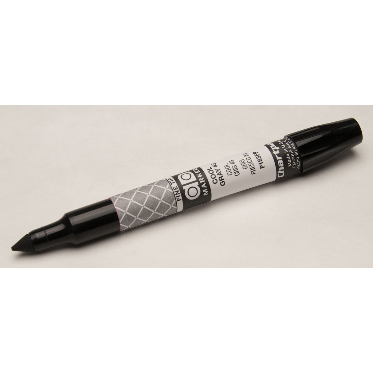 Chartpak Fine-Tip Ad Marker, Cool Gray 3