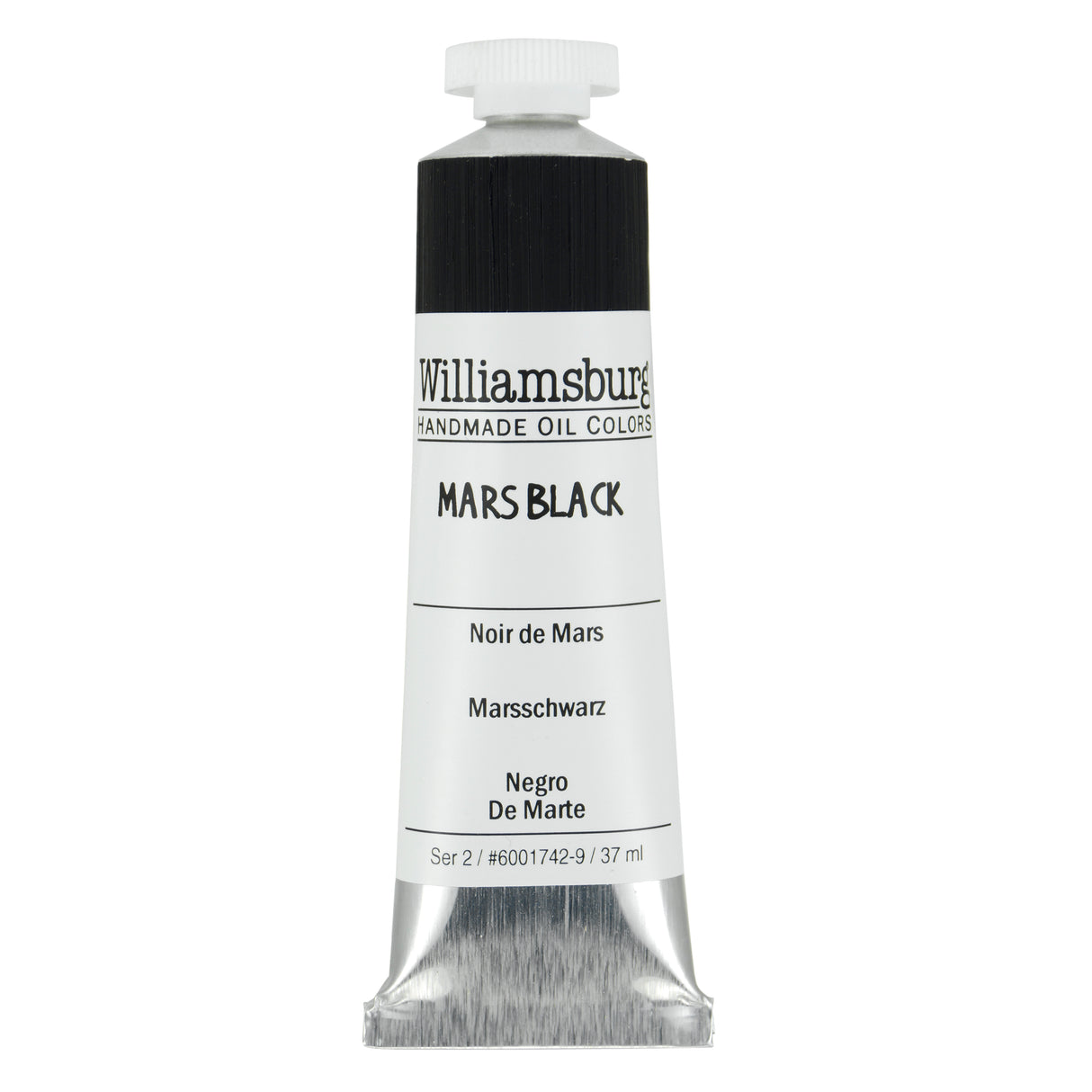 Williamsburg Artist Oil Color, 37ml Tube, Mars Black