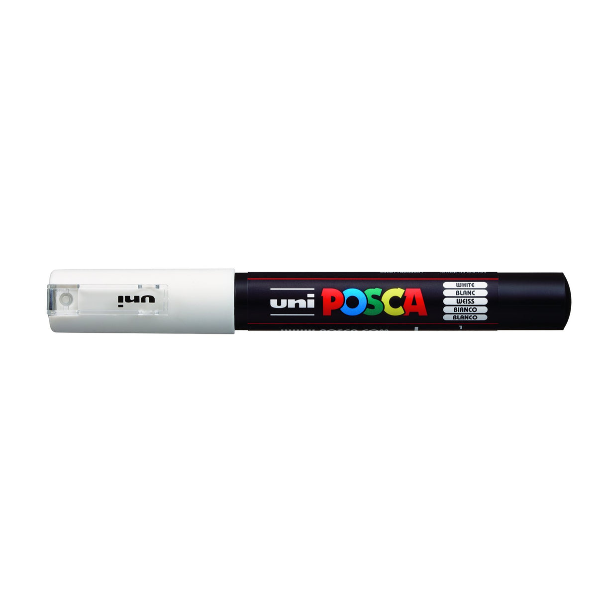 POSCA Paint Marker, PC-1M Extra Fine, White