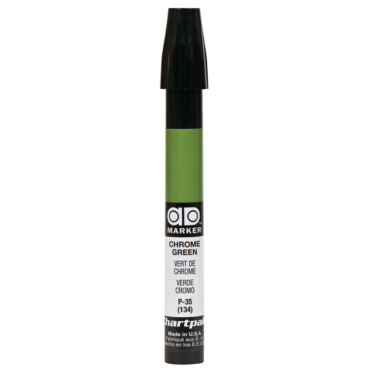 Chartpak Ad Marker, Chrome Green