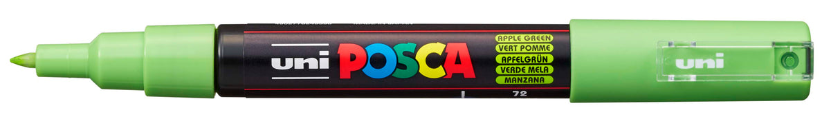 POSCA Paint Marker, PC-1M, Extra-Fine Bullet, Apple Green