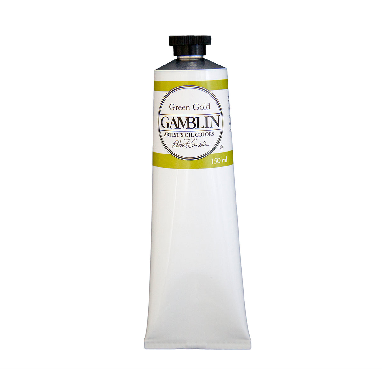 Gamblin Artist Grade Oil Color, 150ml, Green Gold