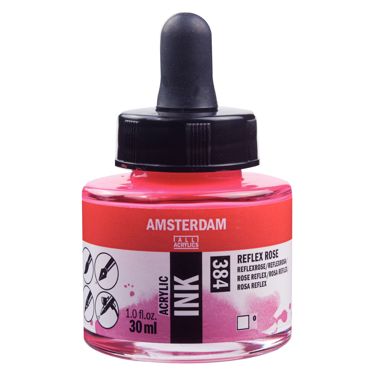 Amsterdam Acrylic Ink, 30ml, Reflex Rose