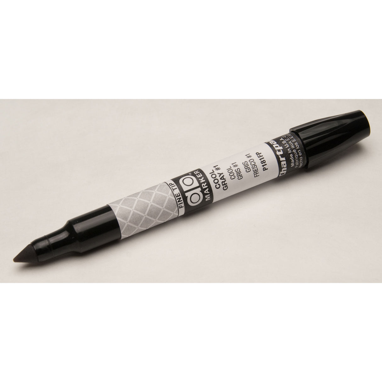 Chartpak Fine-Tip Ad Marker, Cool Gray 1