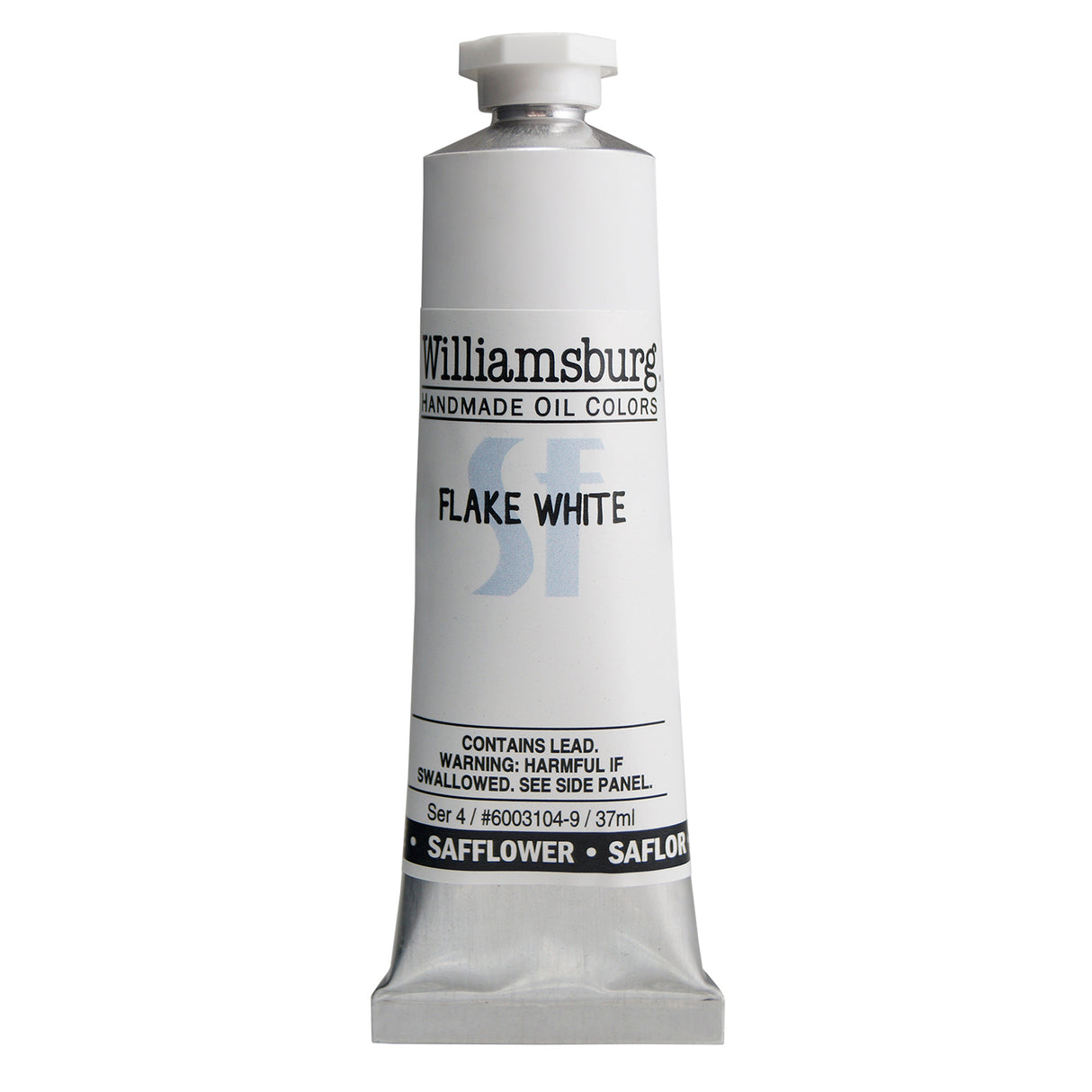 Williamsburg Safflower Oil Color, 37ml, Flake White