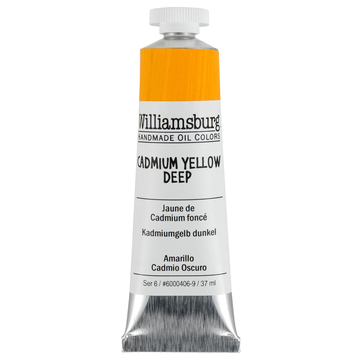Williamsburg Artist Oil Color, 37ml Tube, Cadmium Yellow Deep