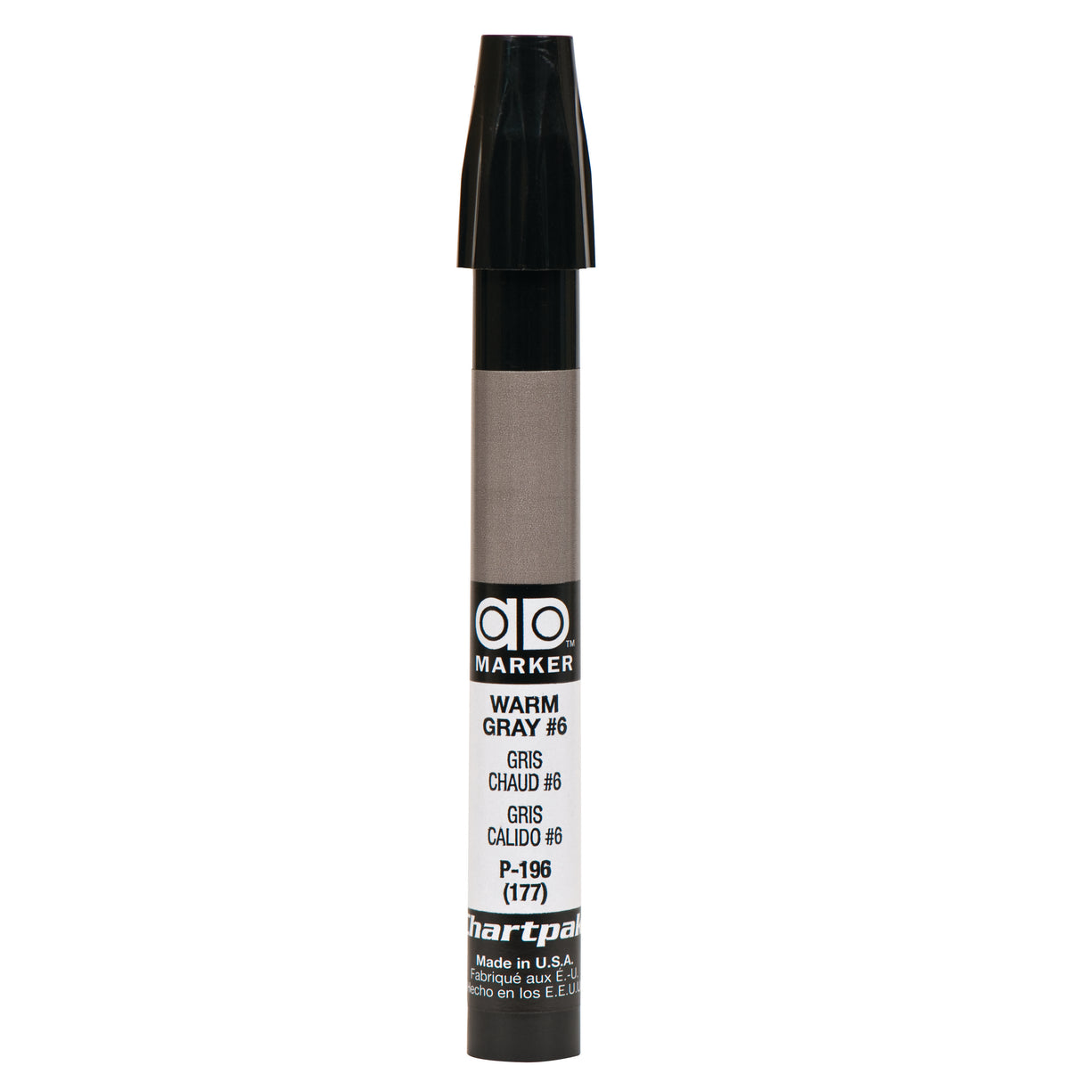 Chartpak Ad Marker, Warm Gray 6