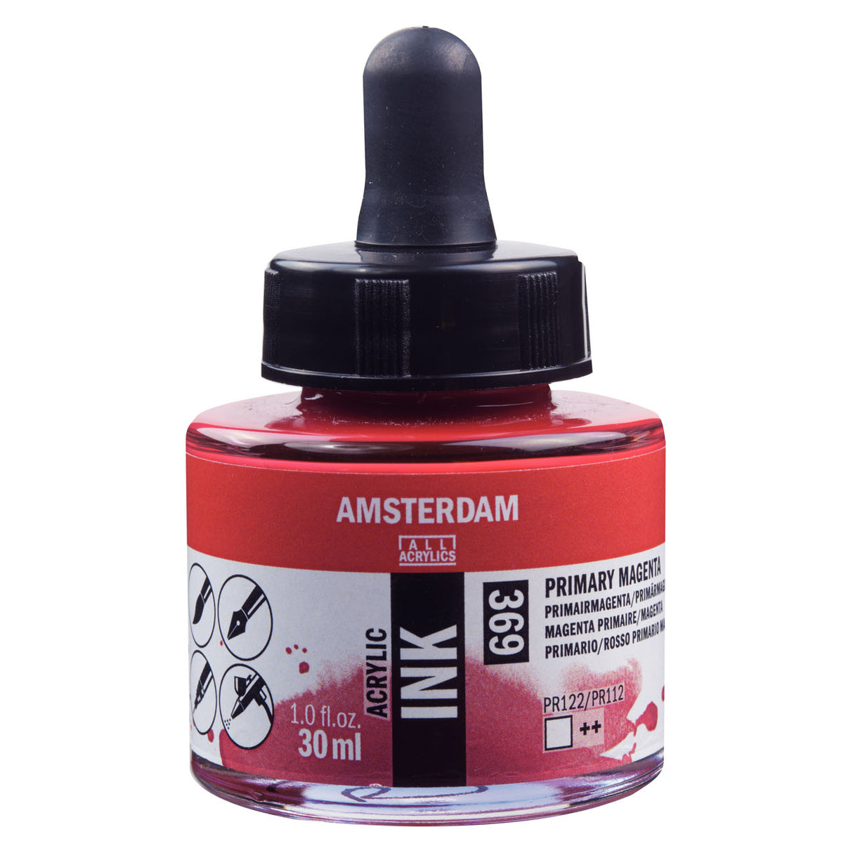 Amsterdam Acrylic Ink, 30ml, Primary Magenta