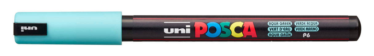 POSCA Paint Marker, PC-1MR, Extra-Fine, Aqua Green