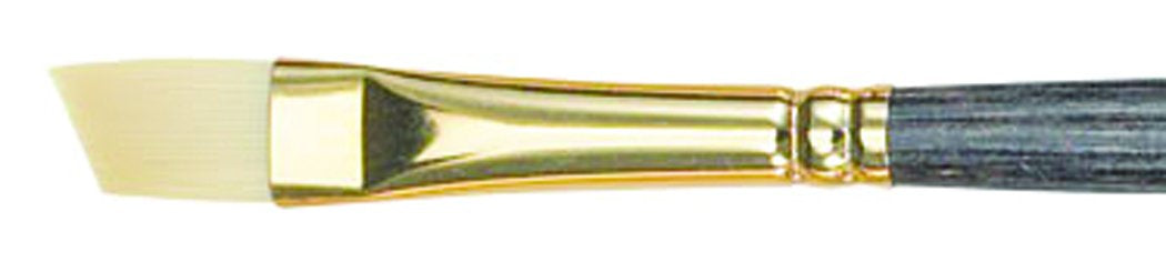 Princeton Brush Dakota Synthetic Hog Bristle Oil & Acrylic Brush, Angular Bright, 12