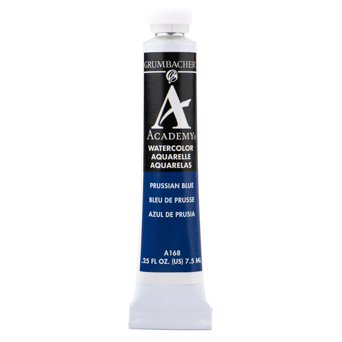 Grumbacher Academy Watercolor, 7.5ml Tube, Prussian Blue