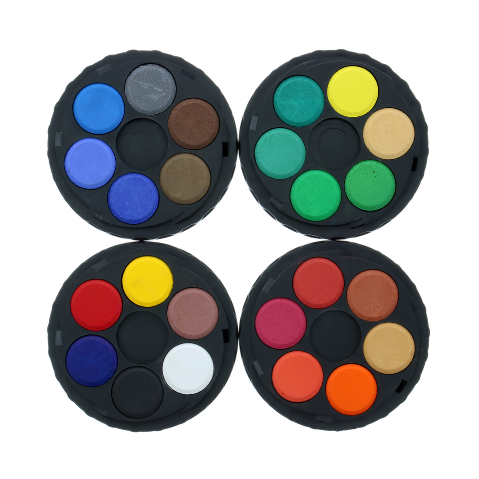 Koh-I-Noor Watercolor Wheel Stack Pack, 24-Colors