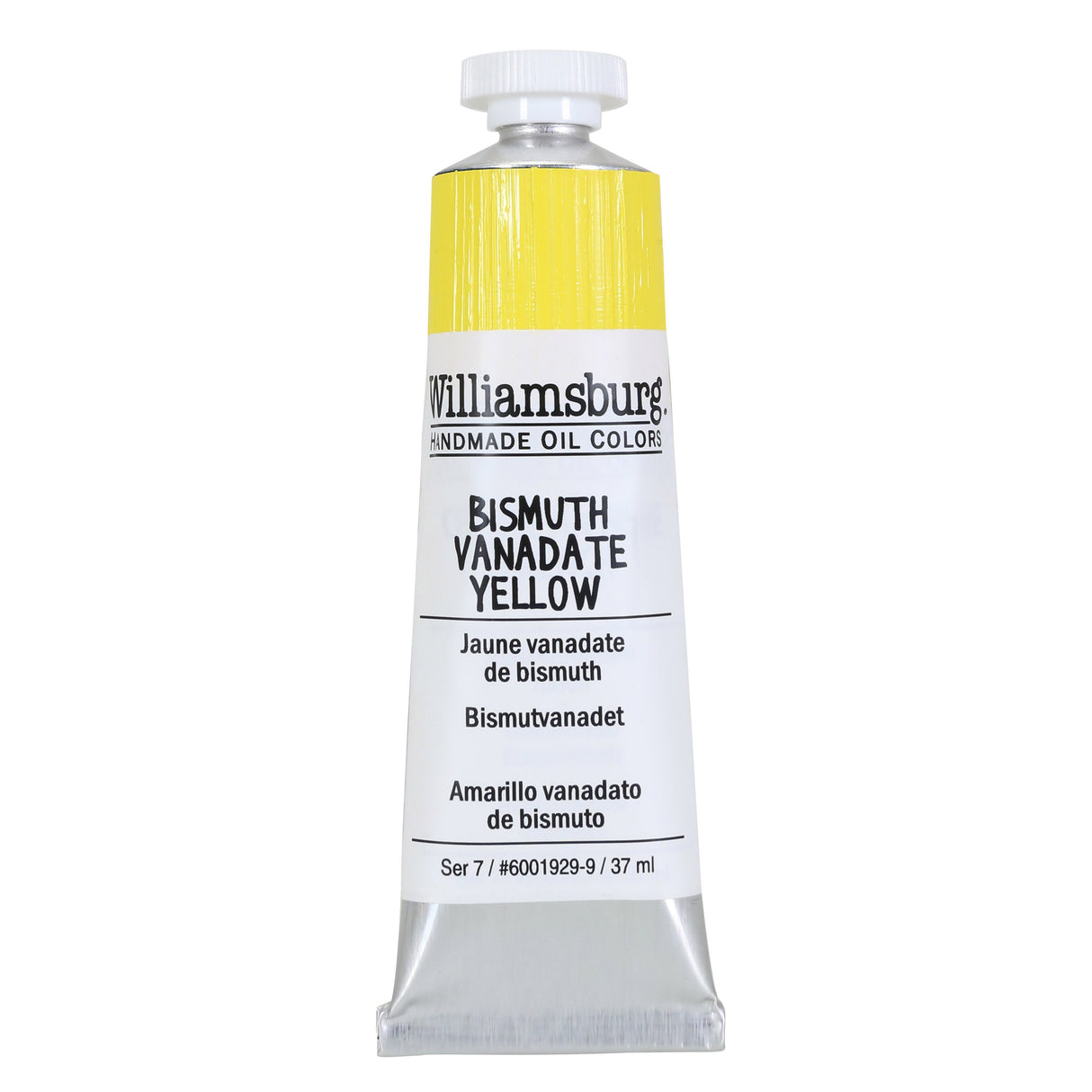 Williamsburg Artist Oil Color, 37ml Tube, Bismuth Vanadate Yellow