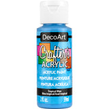 DecoArt Crafter's Acrylic Paint, 2 oz., Tropical Blue