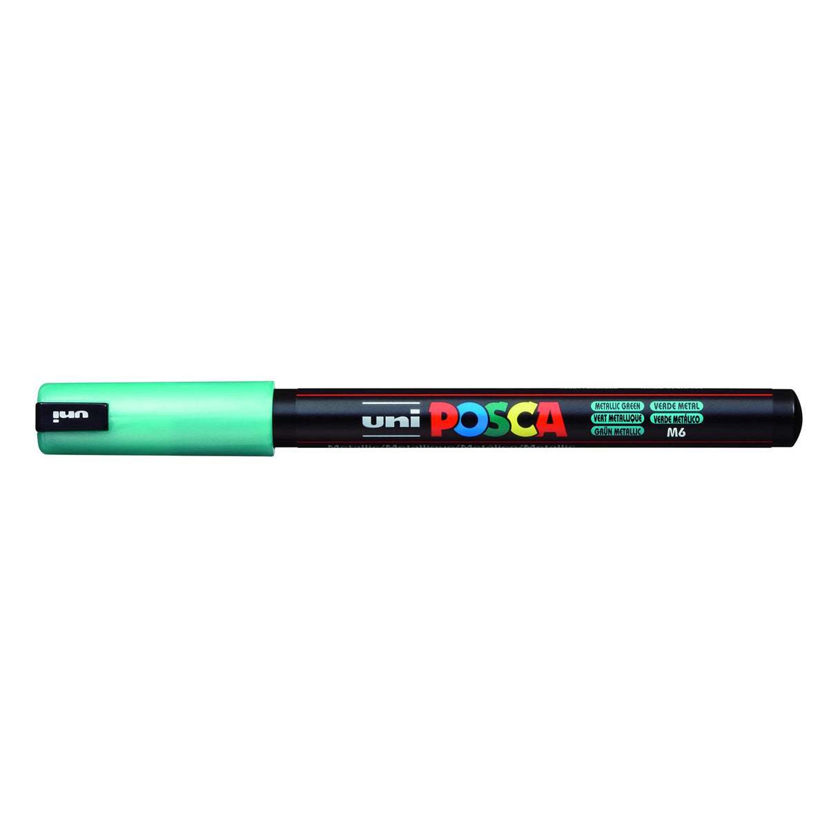 POSCA Paint Pen, PC-1MR Ultra-Fine Tip, Metallic Green
