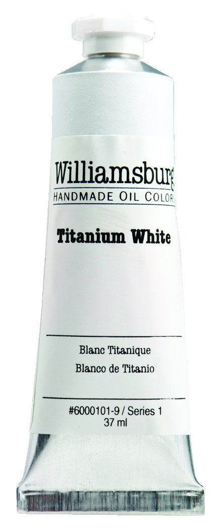 Williamsburg Artist Oil Color, 37ml Tube, Titanium White