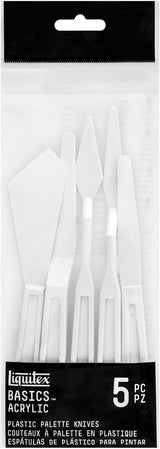 Liquitex Plastic Palette & Painting Knives Set 5-Piece Set