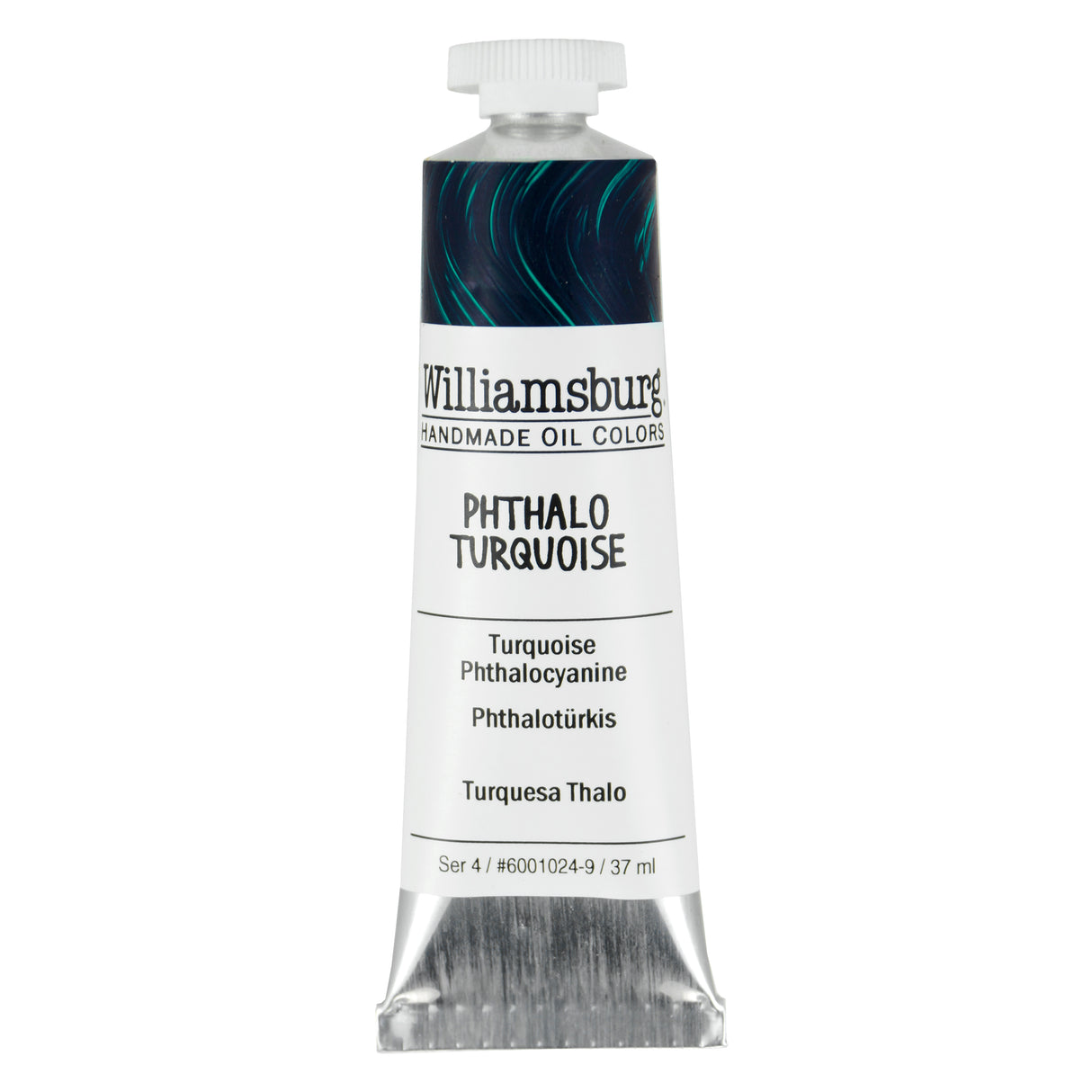 Williamsburg Artist Oil Color, 37ml Tube, Phthalo Turquoise