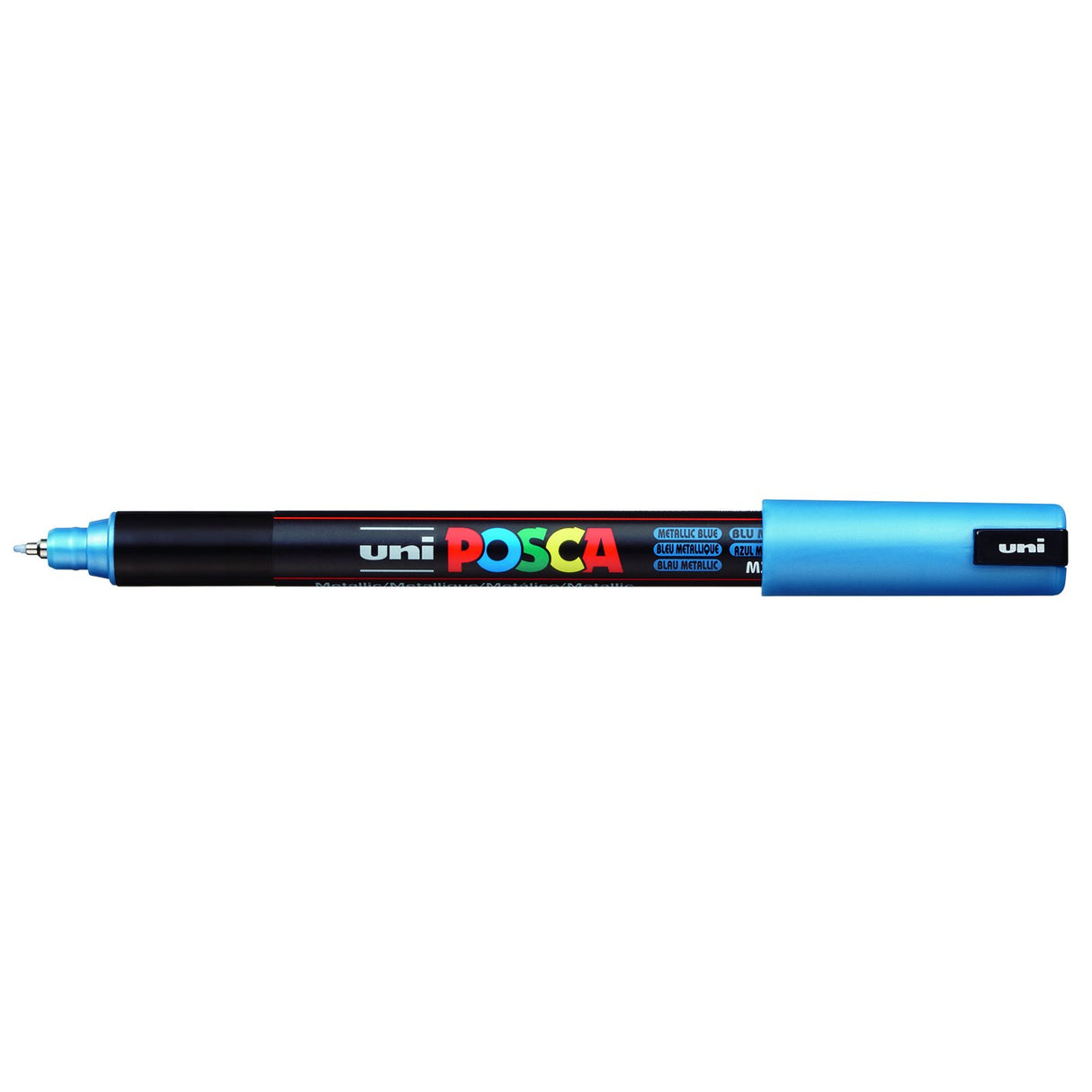 POSCA Paint Pen, PC-1MR Ultra-Fine Tip, Metallic Blue