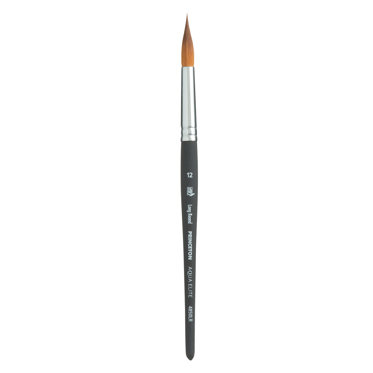 Princeton Brush Aqua Elite Synthetic Kolinsky Sable Watercolor Brushes, Long Rounds, Aqua Elite Long Round 12
