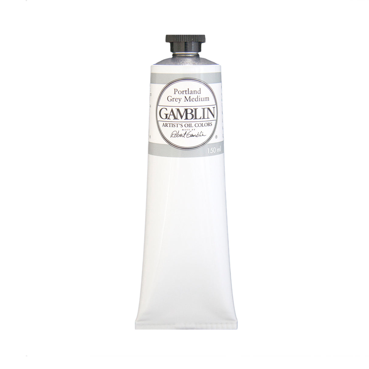 Gamblin Artist Grade Oil Color, 150ml, Portland Grey Medium