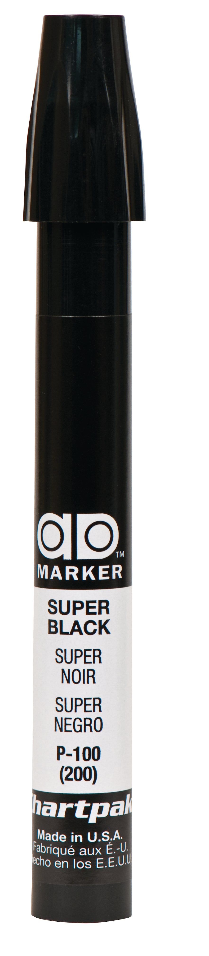 Chartpak Ad Marker, Super Black