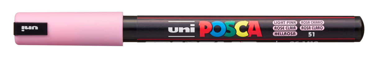 POSCA Paint Marker, PC-1MR, Extra-Fine, Light Pink