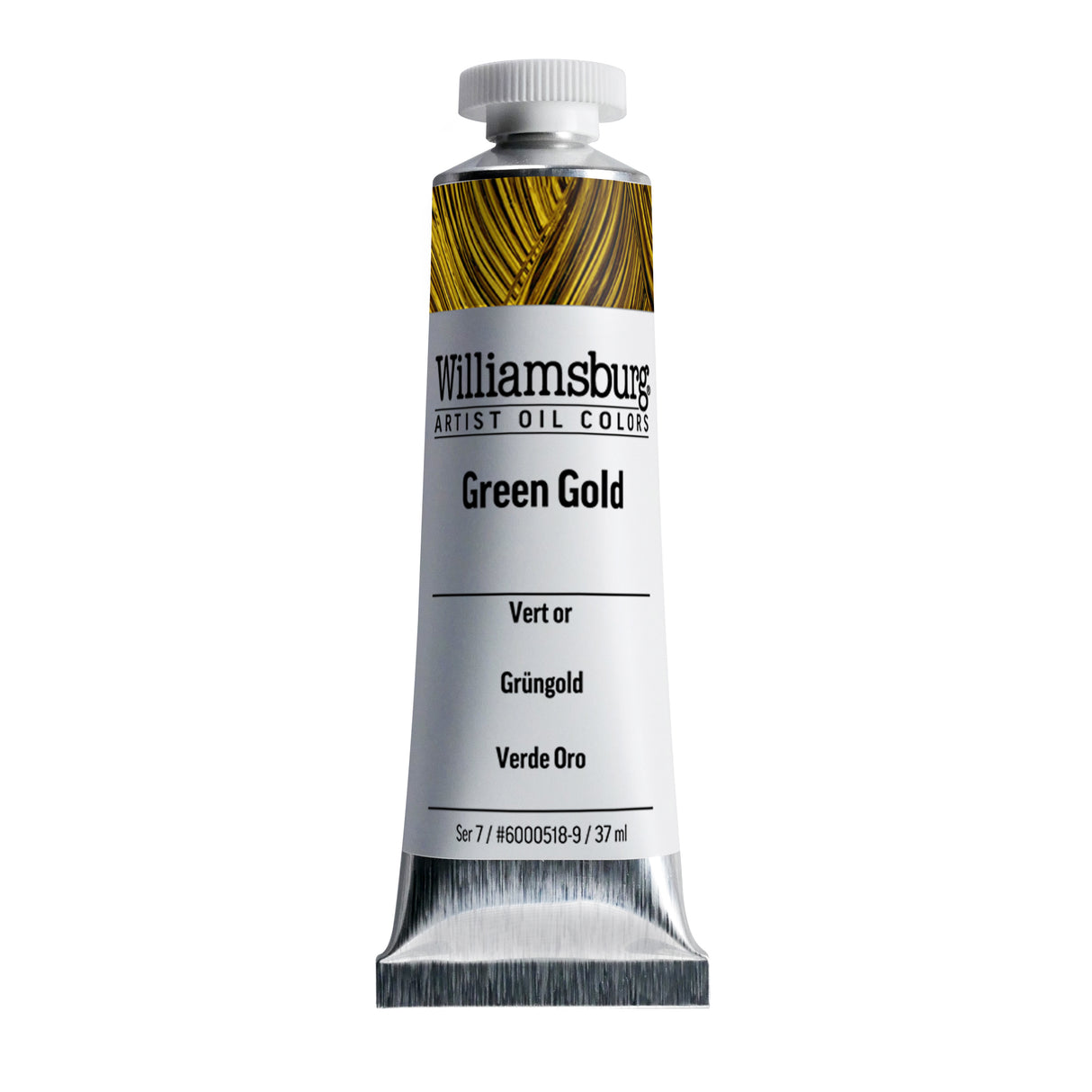 Williamsburg Artist Oil Color, 37ml Tube, Green Gold
