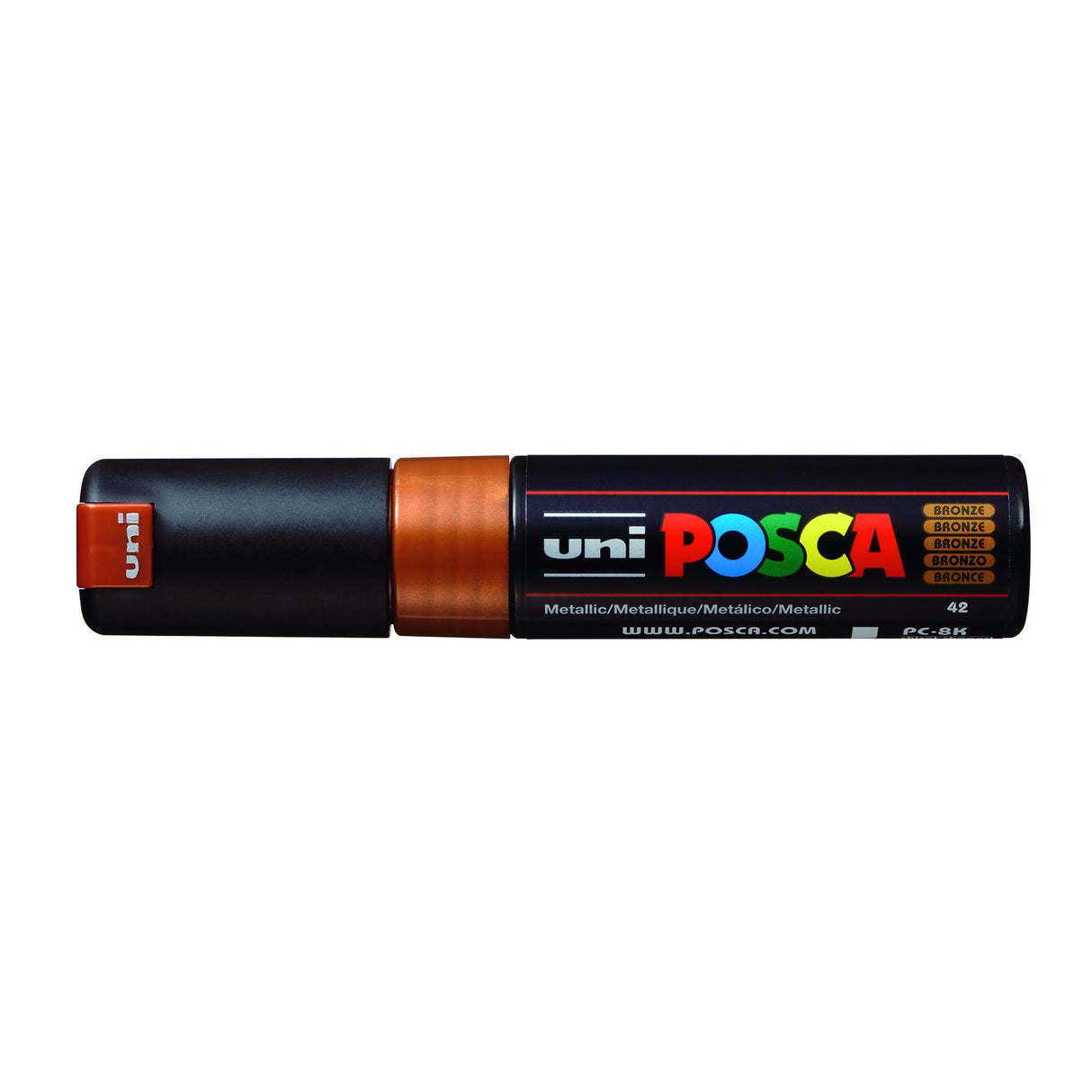 POSCA Paint Marker, PC-8K Broad Chisel, Bronze