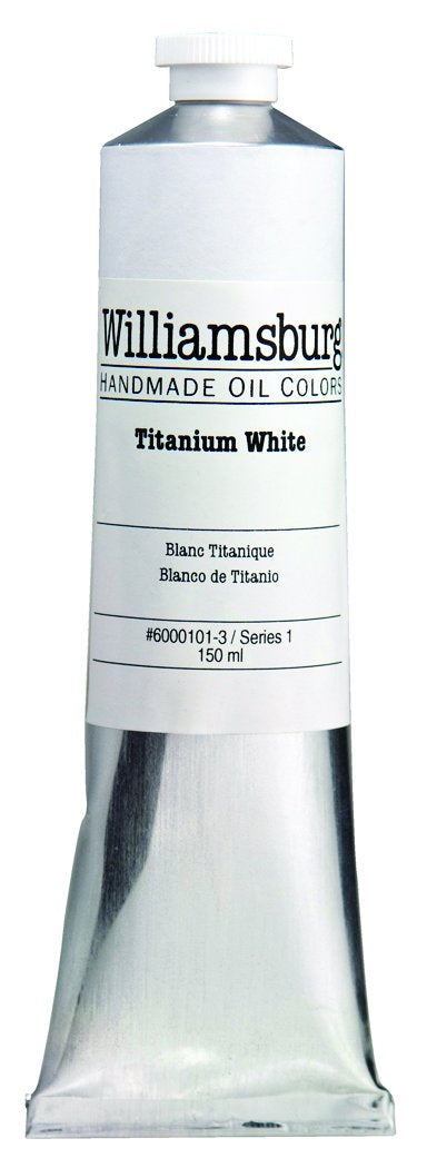 Williamsburg Artist Oil Color, 150ml Tube, Titanium White