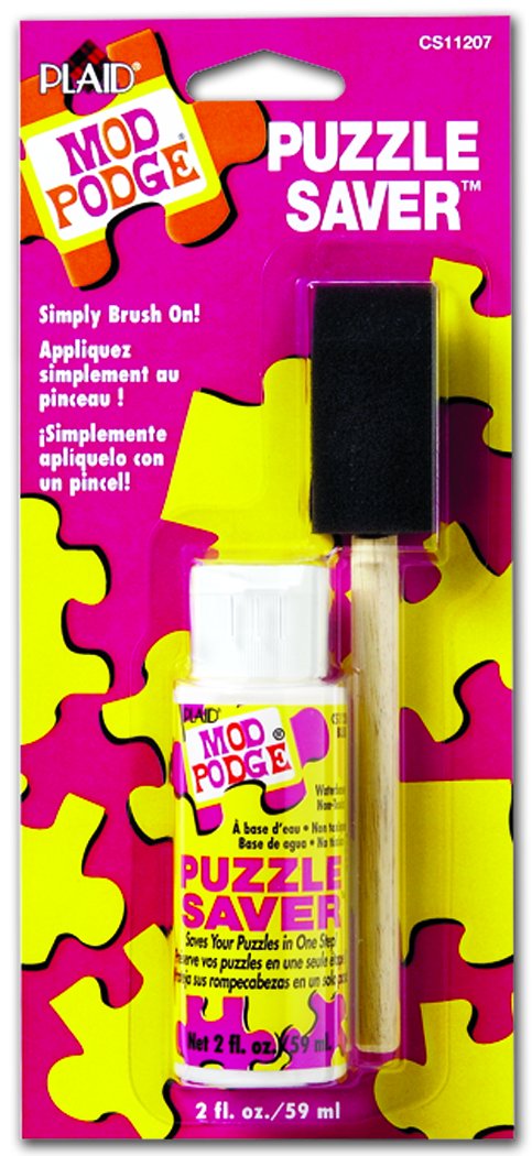 Plaid Mod Podge Puzzle Saver, 2 oz.