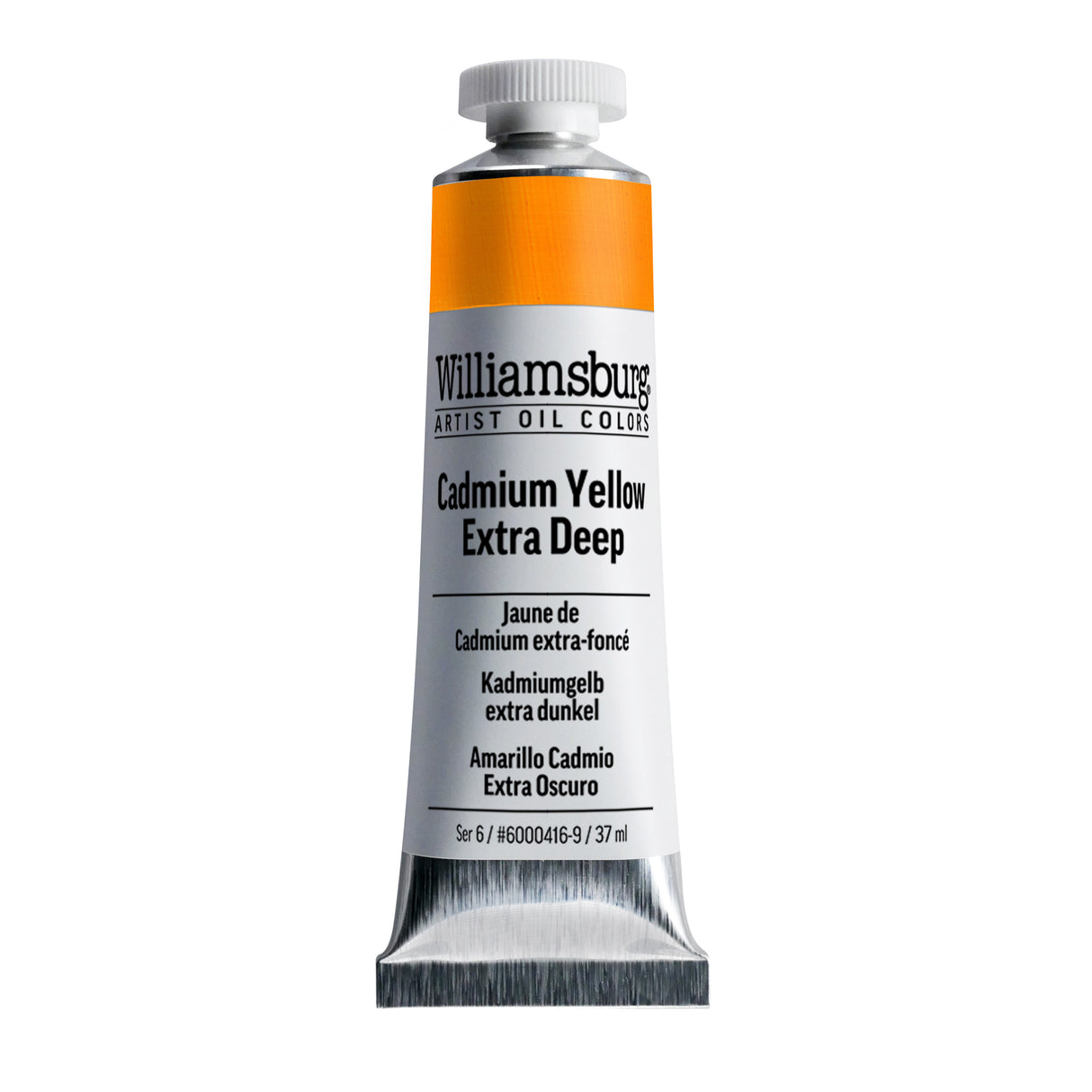 Williamsburg Artist Oil Color, 37ml Tube, Cadmium Yellow Extra Deep