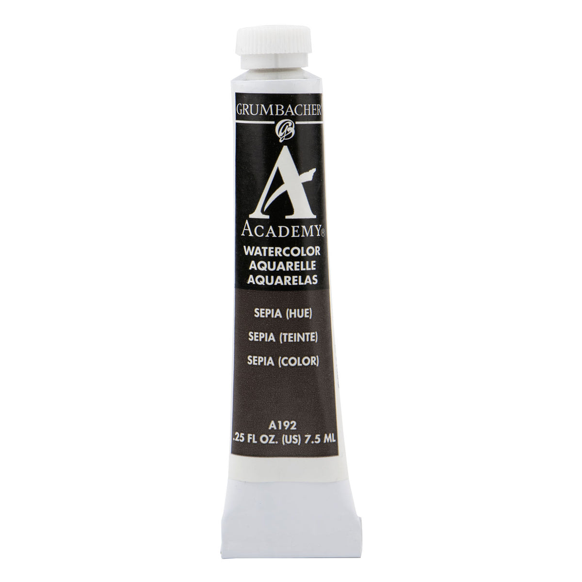 Grumbacher Academy Watercolor, 7.5ml Tube, Sepia