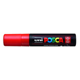 POSCA Paint Marker, PC-17K Extra Broad Rectangular Chisel, Red