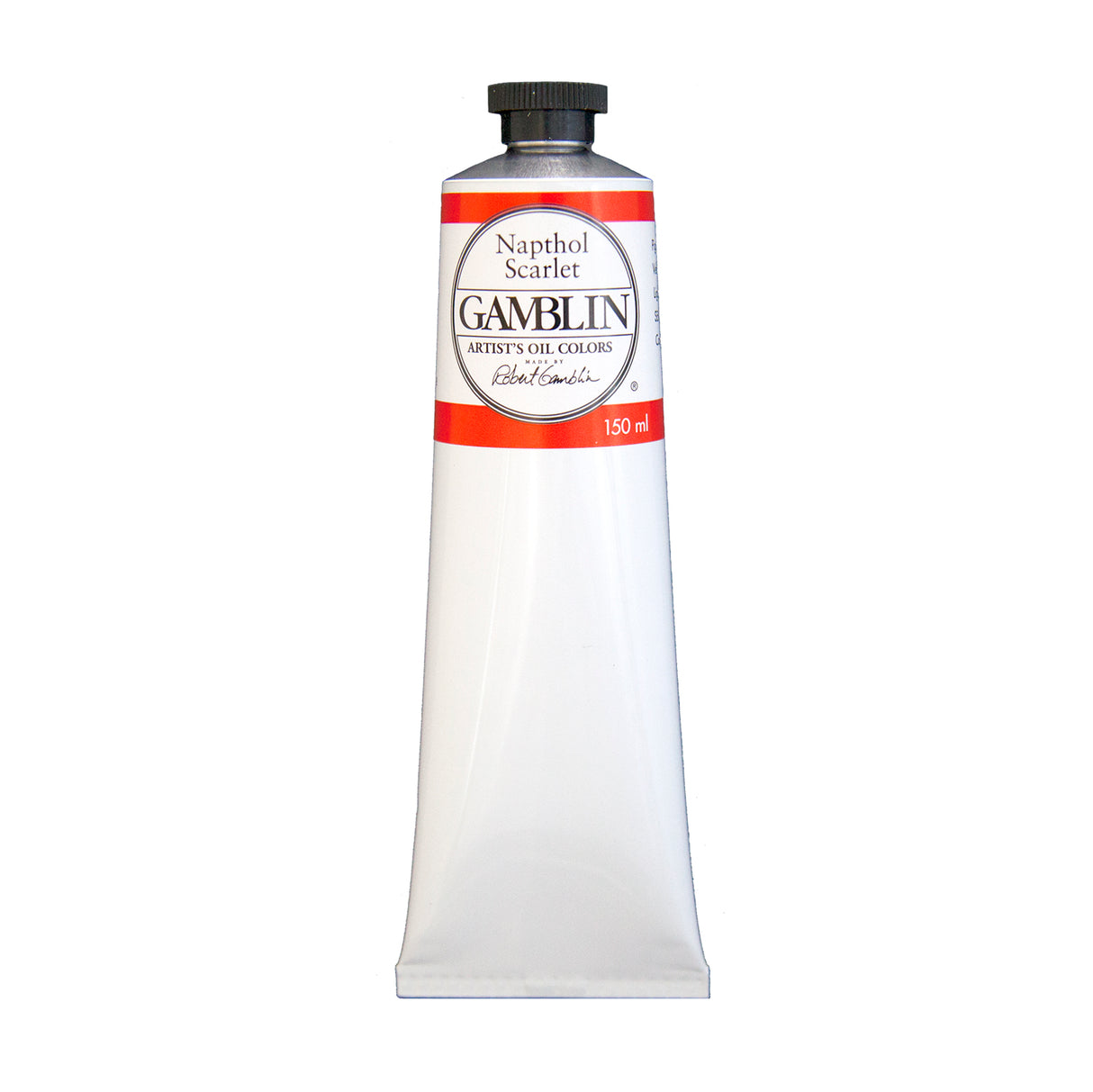Gamblin Artist Grade Oil Color, 150ml, Napthol Scarlet