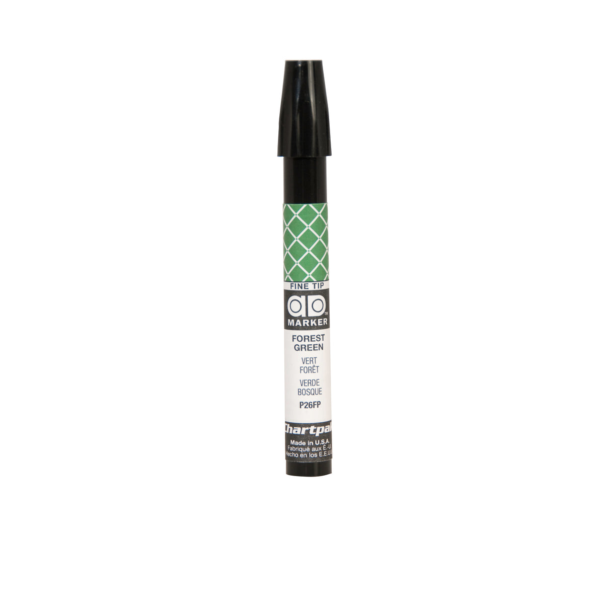 Chartpak Fine-Tip Ad Marker, Forest Green