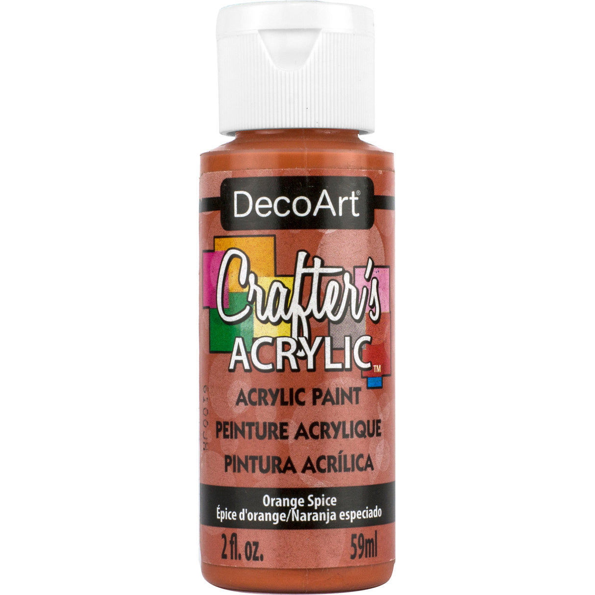 DecoArt Crafter's Acrylic All-Purpose Paint 2oz-Orange Spice