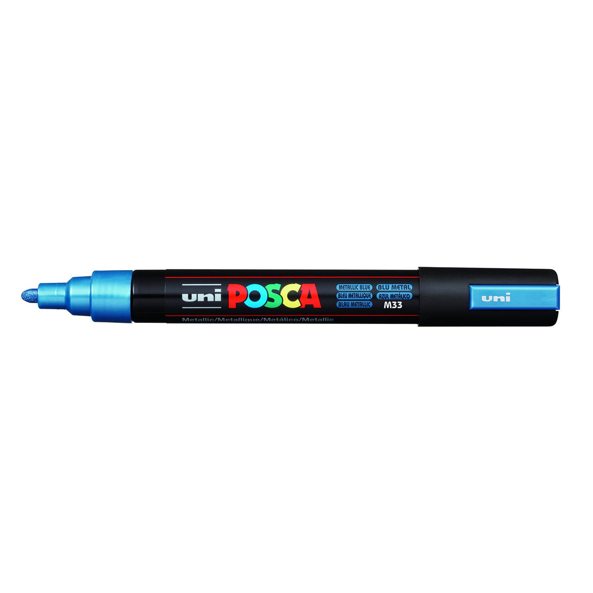 POSCA Paint Marker, PC-5M Medium Bullet, Metallic Blue