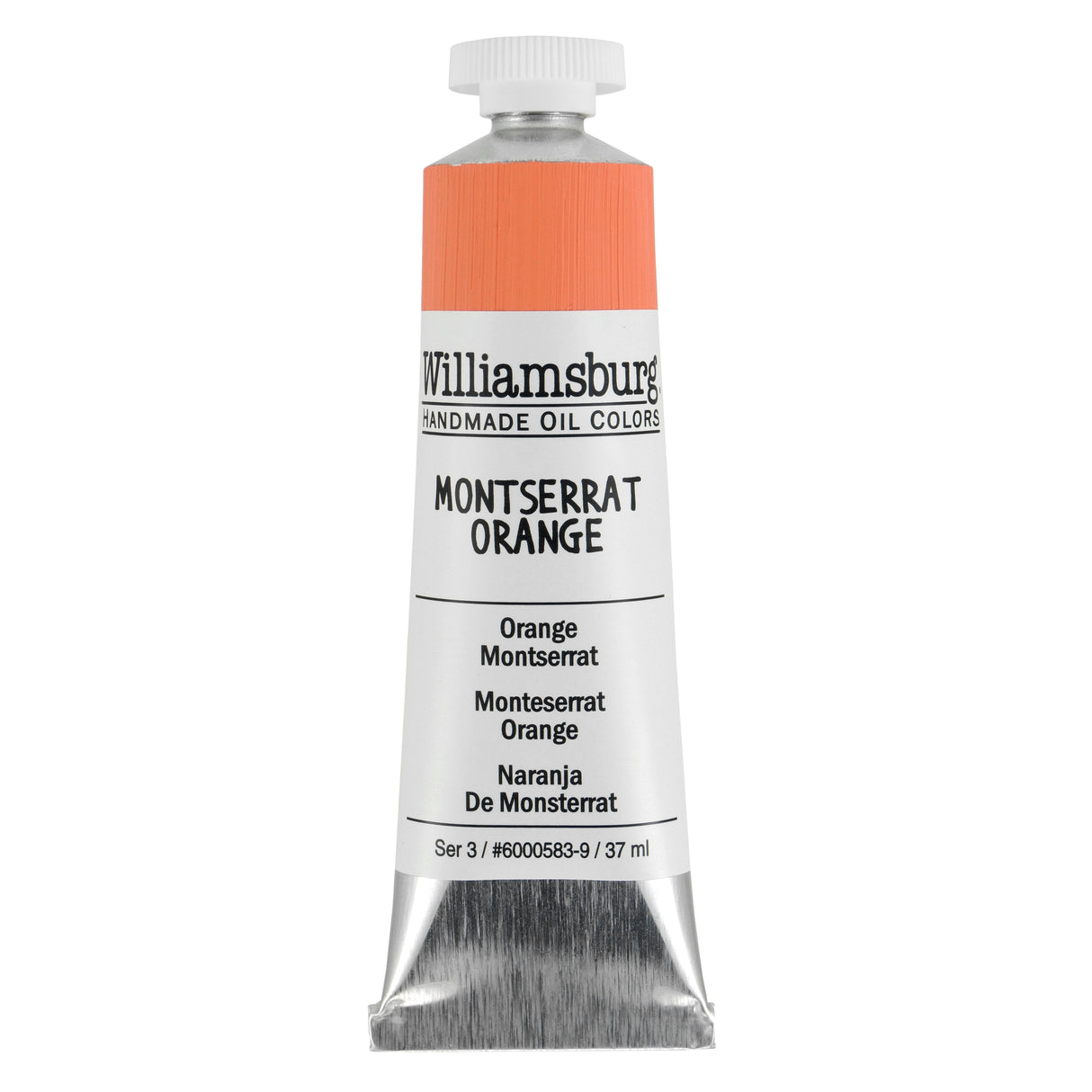 Williamsburg Artist Oil Color, 37ml Tube, Montserrat Orange
