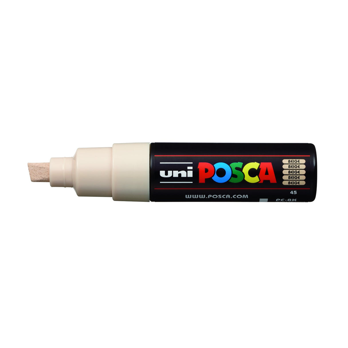 POSCA Paint Marker, PC-8K Broad Chisel, Beige