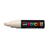 POSCA Paint Marker, PC-8K Broad Chisel, Beige