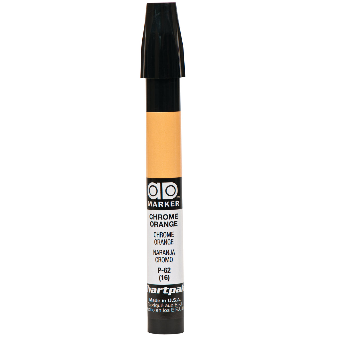 Chartpak Ad Marker, Chrome Orange