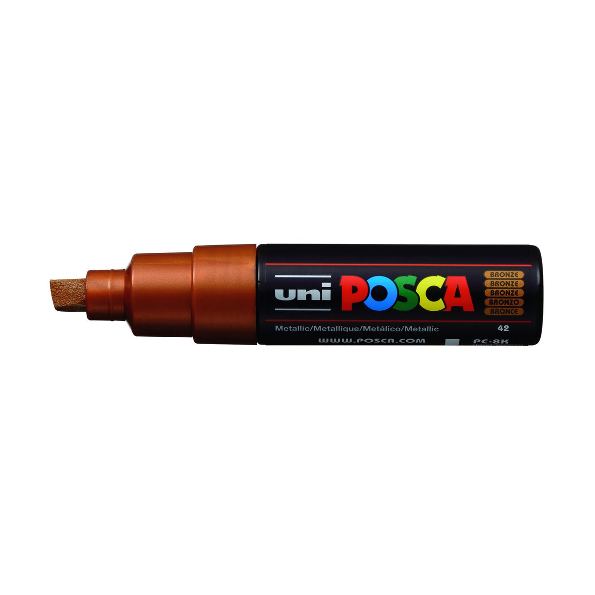 POSCA Paint Marker, PC-8K Broad Chisel, Bronze