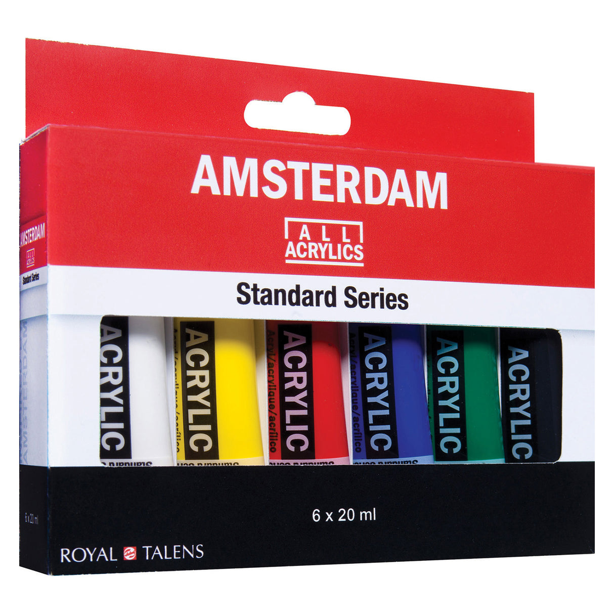 Amsterdam Standard Series Acrylic Paint Set, 6-Colors