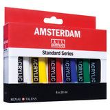 Amsterdam Standard Series Acrylic Paint Set, 6-Colors