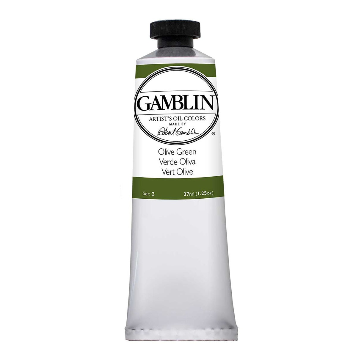 Gamblin Artist Grade Oil Color, 37ml, Olive Green