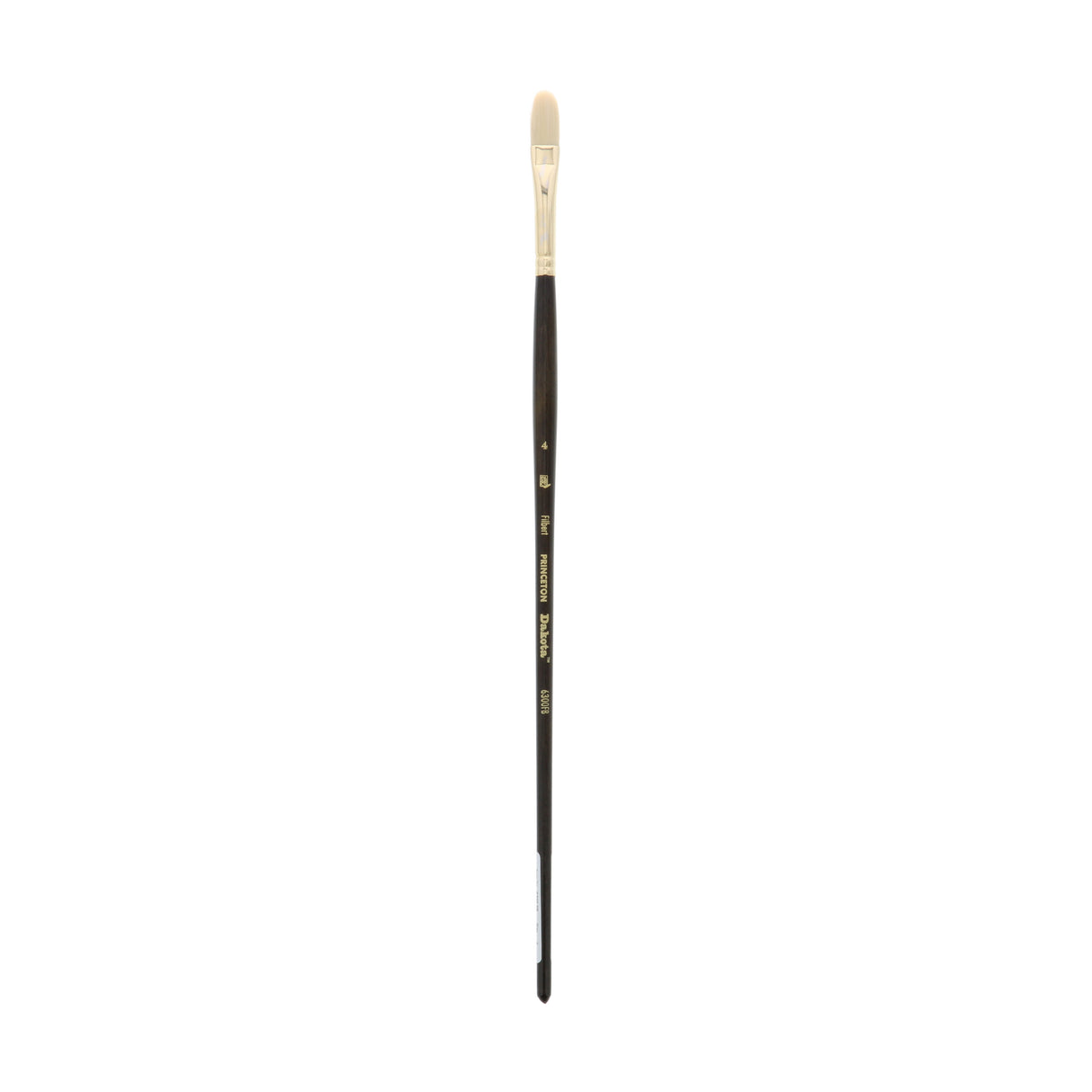 Princeton Brush Dakota Synthetic Hog Bristle Oil & Acrylic Brush, Filbert, 4