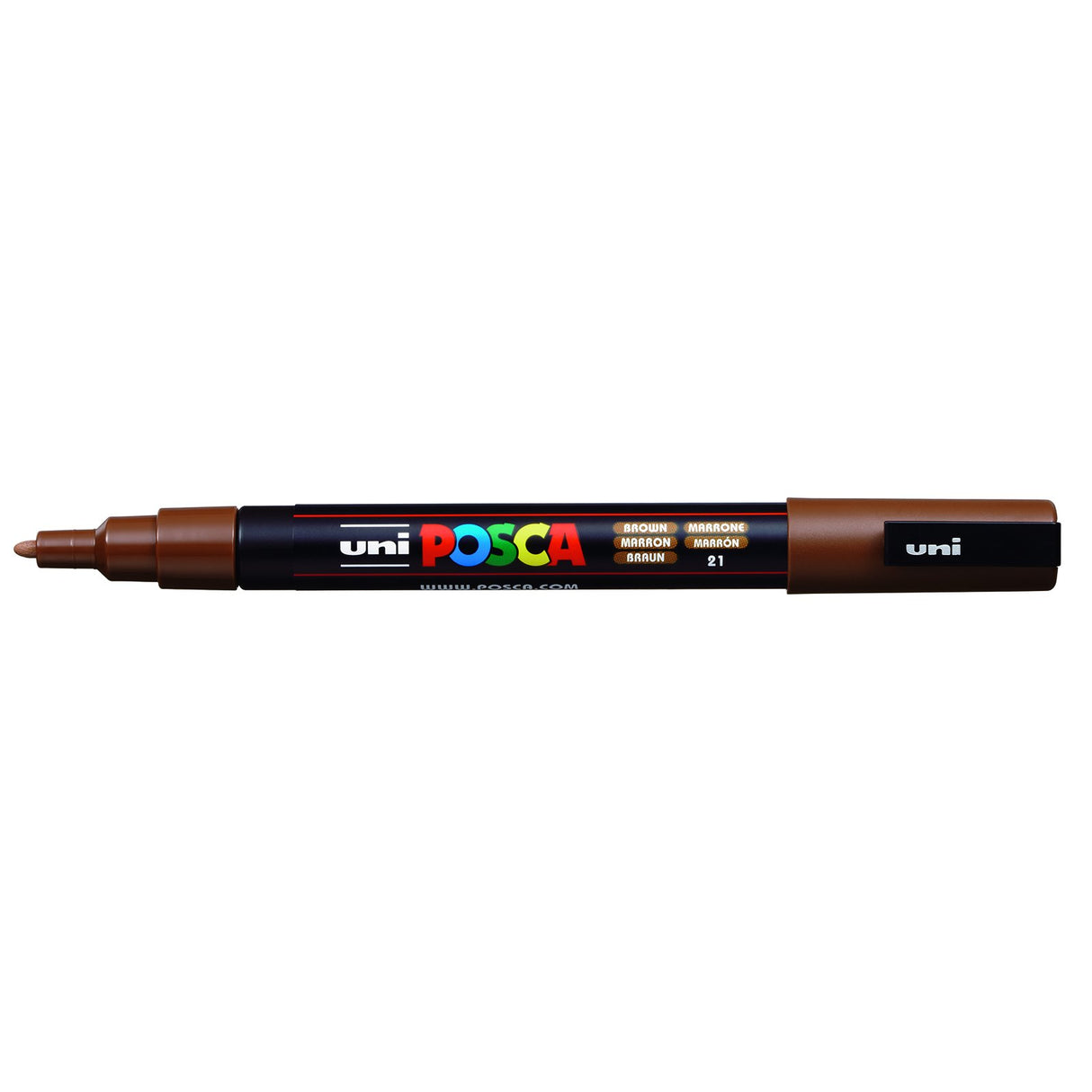 POSCA Paint Marker, PC-3M Fine Bullet, Brown
